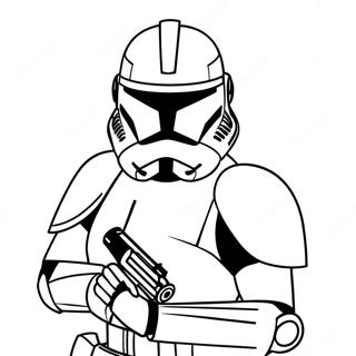 Phase 1 Clone Trooper Coloring Page | Phase 1 Clone Trooper coloring page