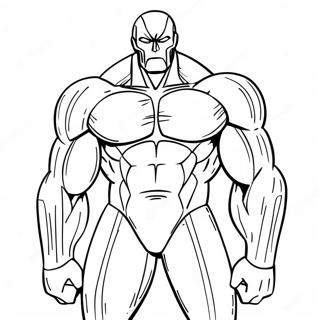 Colossal Titan Coloring Page | Colossal Titan coloring page