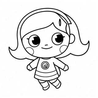 WordGirl Coloring Page | WordGirl coloring page