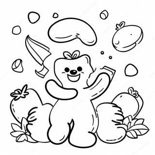 Sour Patch Kids Coloring Page | Sour Patch coloring page