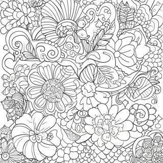 No Coloring Page with Fun Patterns | No coloring page
