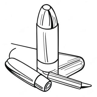 Highlighter Coloring Page | Highlighter coloring page