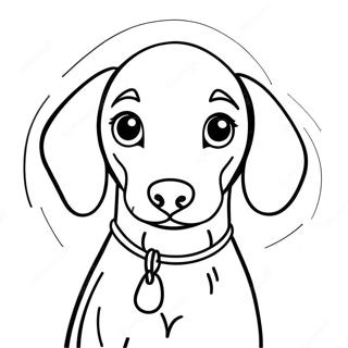 Weimaraner Puppy Coloring Page | Weimaraner coloring page