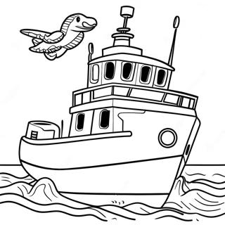 Coast Guard Coloring Page | Coast Guard coloring page