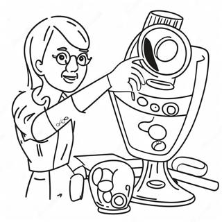 Forensic Science Coloring Page | Forensic Science coloring page