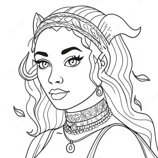 Doja Cat Coloring Page | Doja Cat coloring page