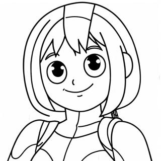 Uraraka Pagine da Colorare