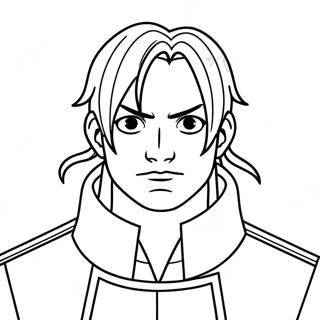 Fullmetal Alchemist Coloring Page | Fullmetal Alchemist coloring page