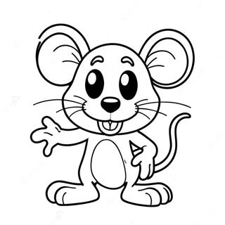 Jerry Mouse Coloring Page | Jerry Mouse coloring page