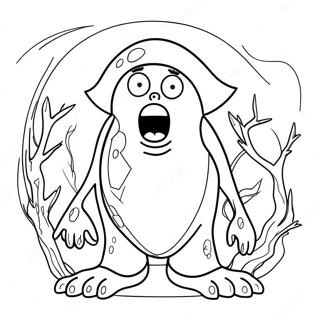 Fear Coloring Page | Fear coloring page