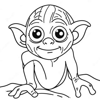 Gollum Coloring Pages