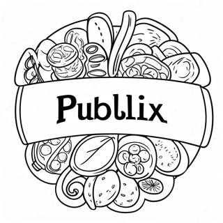 Publix Logo Coloring Page | Publix coloring page