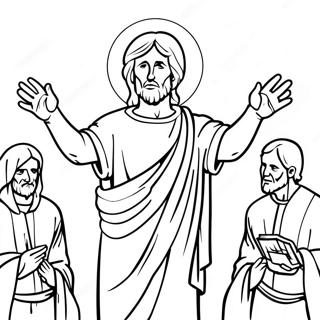 Body of Christ Coloring Page