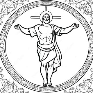 Beautiful Body of Christ Coloring Page
