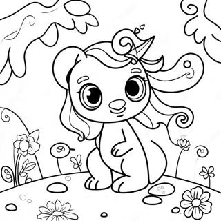 Whimsical Fantasy Alternative Coloring Page | Alternative coloring page