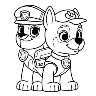 Paw Patrol Rex Coloring Page | Paw Patrol Rex coloring page