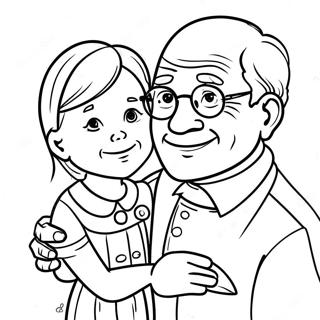 Grandparents Day Coloring Page | Grandparents Day coloring page
