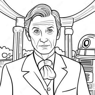 Dr. Who Coloring Page | Dr. Who coloring page