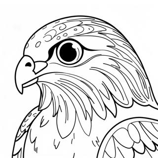 Falcon Coloring Page | Falcon coloring page