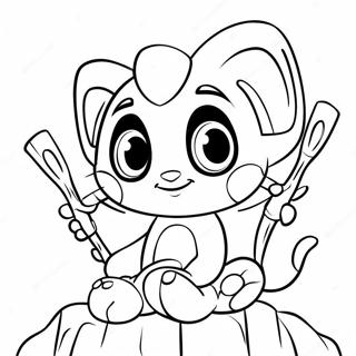 Miraculous Kwamis Coloring Page | Miraculous Kwamis coloring page