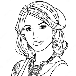 Naomi Lord Coloring Page | Naomi Lord coloring page