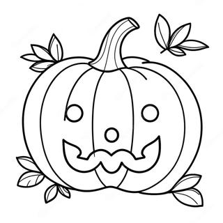 Pumpkin Face Coloring Page | Pumpkin Face coloring page