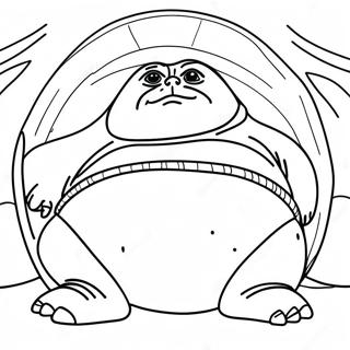 Jabba the Hutt Coloring Page | Jabba the Hutt coloring page