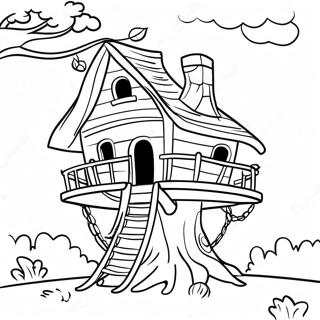 Misterios De La Casa Del Árbol Páginas para Colorear