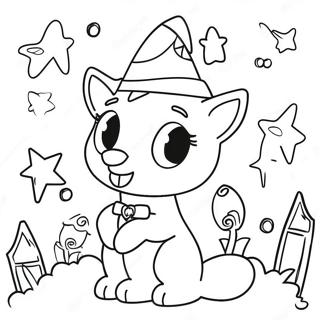 Enchanting Magic Mixies Coloring Page | Magic Mixies coloring page