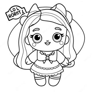 LOL Dolls Coloring Page | Lol Dolls coloring page
