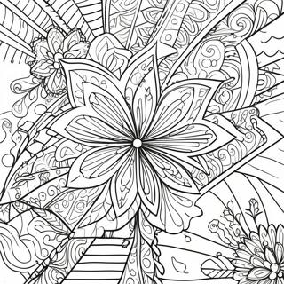 Bold Red X Coloring Page | Red X coloring page