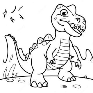 Ferocious Dino Smashers Coloring Page | Dino Smashers coloring page