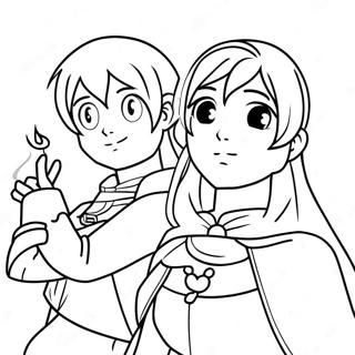 Fire Emblem Heroes Coloring Page | Fire Emblem coloring page