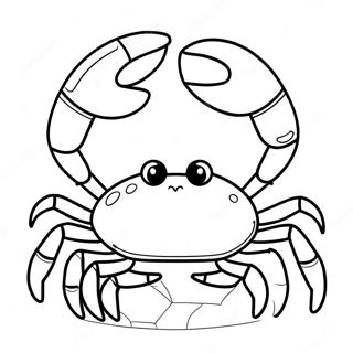 Charming Maryland Crab Coloring Page | Maryland coloring page