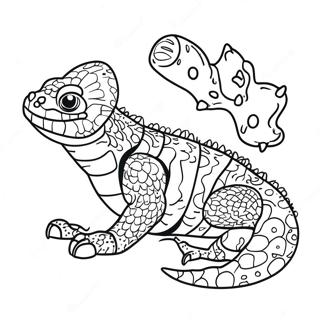Gila Monster Coloring Page | Gila Monster coloring page