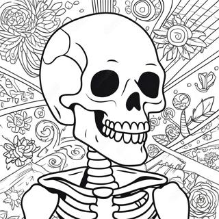 Étiqueter Le Squelette Coloriages