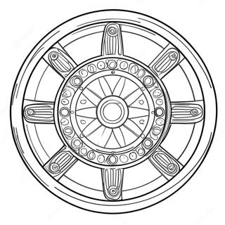 Wheel Coloring Page | Wheel coloring page