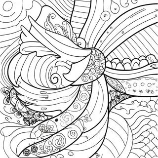 Vibrant New Zealand Flag Coloring Page | New Zealand Flag coloring page