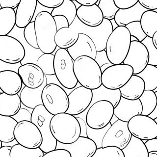 Jelly Beans Coloring Page | Jelly Beans coloring page