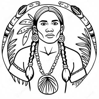Wampanoag Coloring Page | Wampanoag coloring page
