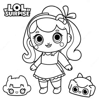 LOL Surprise Dolls Coloring Page | LOL Surprise coloring page
