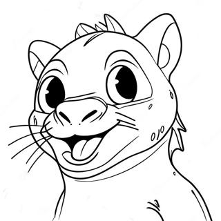 Chupacabra Coloring Page | Chupacabra coloring page