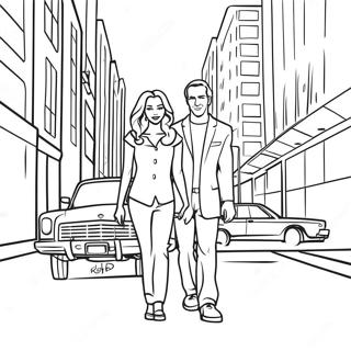 Roddy and Rita in the City Coloring Page | Flushed Away coloring page