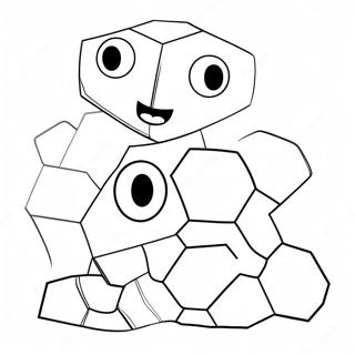 Q*bert Coloring Page | Q*bert coloring page