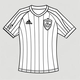 Soccer Jersey Coloring Page | Soccer Jersey coloring page