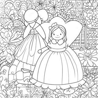 Doce Clara E O Quilt Da Dom Páginas para Colorir