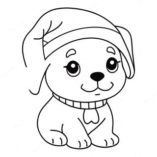 Sød Julehund Malebøger