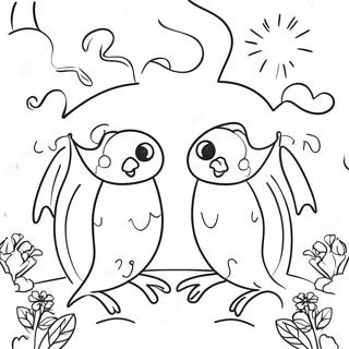 Opposites Coloring Page | Opposites coloring page