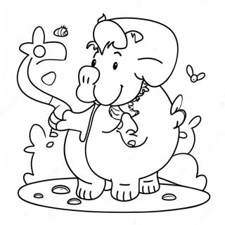Big and Small Opposites Coloring Page | Opposites coloring page