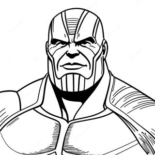 Thanos Coloring Page | Thanos coloring page